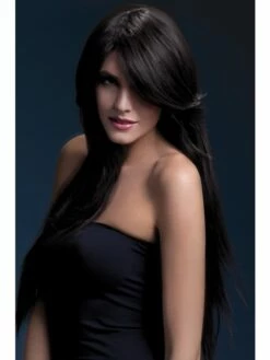 Fever Amber Pruik Donker Bruin 71cm