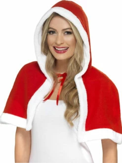 Miss Claus Mini Cape Kerstvrouw