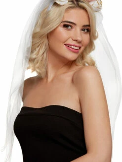 Bloemen Hoofdband Met Sluier