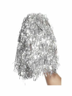 Pom Poms Metallic Silver