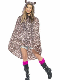 Festival Leopard Party Poncho