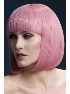 Fever Elise Pruik Bob Pastel Roze