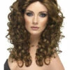 Glamour Pruik Bruin
