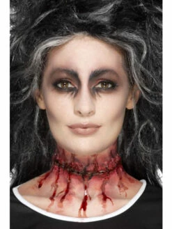 Latex Stitched Neck Scar Prosthetic