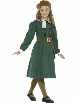 WW2 Evacuee Girl Kostuum 5 WW2 Evacuee Girl Kostuum -CarnavalKast Winkel 600x800 809