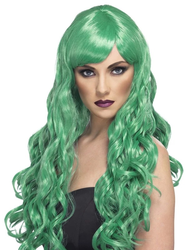 Desire Pruik Groen 1 Desire Pruik Groen