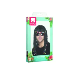 Gevlochten Pruik Zwart Met Kralen -CarnavalKast Winkel 600x800 87