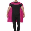 Roze Cape Met Oogmasker Superheld