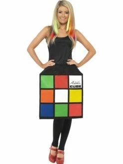 Rubiks Kubus Dames Verkleedkostuum